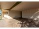 View of the interior of the carport at 2460 W Jacinto Ave, Mesa, AZ 85202