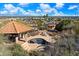 Property with pool, gazebo, and mountain views at 2716 E Voltaire Ave, Phoenix, AZ 85032