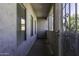 Private balcony with sliding glass door and outside view at 297 W Seaside Dr, Casa Grande, AZ 85122