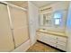 Bathroom with shower/tub combo and vanity at 303 S Recker Rd # 175, Mesa, AZ 85206