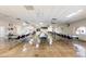Large community room with tables and chairs, great for events at 303 S Recker Rd # 175, Mesa, AZ 85206