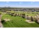 Aerial view of community golf course and residential area at 5008 N Ascent Dr, Scottsdale, AZ 85251