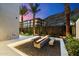 Outdoor patio with fire pit and seating area, perfect for entertaining at 5008 N Ascent Dr, Scottsdale, AZ 85251