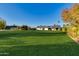 Expansive backyard with modern home and palm trees at 8701 E Highland Ave, Scottsdale, AZ 85251