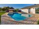 Inviting backyard pool with brick pavers at 8701 E Highland Ave, Scottsdale, AZ 85251