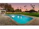 Expansive backyard oasis featuring a refreshing pool at 8701 E Highland Ave, Scottsdale, AZ 85251
