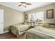 Guest bedroom with two twin beds and window at 9450 E Becker Ln # 1094, Scottsdale, AZ 85260