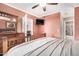 Bright bedroom with a queen-size bed and views at 9450 E Becker Ln # 1094, Scottsdale, AZ 85260
