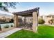 Secure bike storage area with covered shelter and fencing at 9450 E Becker Ln # 1094, Scottsdale, AZ 85260