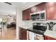 Modern kitchen with stainless steel appliances and granite countertops at 9450 E Becker Ln # 1094, Scottsdale, AZ 85260