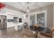 Modern kitchen with granite countertops and stainless steel appliances at 9913 W Pleasant Valley Rd, Sun City, AZ 85351