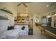 Spacious game room with pool table and comfortable seating at 26702 N 97Th Ln, Peoria, AZ 85383