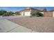 Two-car garage with paver driveway and gated entry at 26702 N 97Th Ln, Peoria, AZ 85383