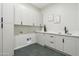 Modern laundry room with ample cabinet space at 3125 N 86Th Pl, Scottsdale, AZ 85251