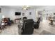 Open living space with a view into the kitchen area at 10213 W Kingswood Cir, Sun City, AZ 85351
