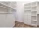 Spacious walk-in closet with ample shelving and hanging space at 25995 N 85Th Dr, Peoria, AZ 85383