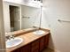 Bathroom with double vanity and tiled floors at 1445 E Broadway Rd # 120, Tempe, AZ 85282