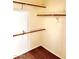 Spacious closet with shelves and hanging rods at 1445 E Broadway Rd # 120, Tempe, AZ 85282
