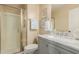 Bathroom with vanity, shower and toilet at 25714 N 70Th Ln, Peoria, AZ 85383