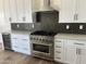 Stainless steel range with six burners and a griddle at 4237 E 4Th Ave, Apache Junction, AZ 85119