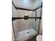 Large walk-in shower with glass enclosure and modern tile design at 4237 E 4Th Ave, Apache Junction, AZ 85119