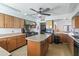 Large community kitchen with ample counter space and island at 535 S Alma School Rd # 12, Mesa, AZ 85210