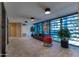 Building lobby with comfortable seating and city views at 7120 E Kierland Blvd # 416, Scottsdale, AZ 85254