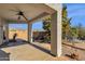 Covered patio with mountain views, leading to a refreshing pool at 1328 E Cottonwood Ln, Phoenix, AZ 85048