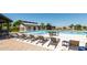 Another view of community pool and lounge chairs at 57 W Canyon Rock Rd, San Tan Valley, AZ 85143