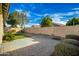 Backyard with patio, grass, and gravel landscaping at 5739 W Ardmore Rd, Laveen, AZ 85339