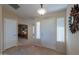 Bright and airy entryway with tile flooring and views into the living room at 2596 E Desert Wind Dr, Casa Grande, AZ 85194