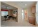 Home office features built-in cabinetry and plenty of natural light at 2596 E Desert Wind Dr, Casa Grande, AZ 85194