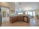 Modern kitchen with ample counter space and a breakfast bar at 2596 E Desert Wind Dr, Casa Grande, AZ 85194
