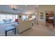 Spacious living room with access to the backyard patio at 2596 E Desert Wind Dr, Casa Grande, AZ 85194