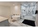 Luxurious bathroom with soaking tub and walk-in shower at 2809 E Frye Rd, Phoenix, AZ 85048