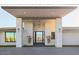 Modern front door with glass and sidelights at 2809 E Frye Rd, Phoenix, AZ 85048