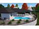 Inviting swimming pool and patio area with modern design features at 2809 E Frye Rd, Phoenix, AZ 85048
