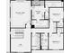 Second floor plan featuring a primary suite with walk-in closets, two additional bedrooms, and a laundry room at 3804 S Buttercup --, Mesa, AZ 85212