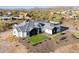 Aerial view of house with large yard and mountain views at 39720 N 7Th Street --, Phoenix, AZ 85086