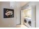 Convenient laundry room with washer and dryer in a closet at 4710 N 65Th St, Scottsdale, AZ 85251