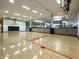 Indoor basketball court with polished wood flooring at 7137 E Rancho Vista Dr # 2002, Scottsdale, AZ 85251