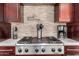 Modern gas cooktop with integrated griddle at 7137 E Rancho Vista Dr # 2002, Scottsdale, AZ 85251