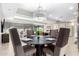 Elegant dining area with a round table and four chairs at 7137 E Rancho Vista Dr # 2002, Scottsdale, AZ 85251