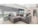 Bright living room with sectional sofa and city views at 7137 E Rancho Vista Dr # 2002, Scottsdale, AZ 85251