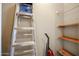Storage room with shelving and a ladder at 14950 W Mountain View Blvd # 1310, Surprise, AZ 85374