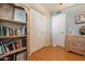 Bedroom with built-in shelving and double closet at 17617 N 36Th St, Phoenix, AZ 85032