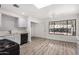 Modern kitchen with gas range and patterned backsplash at 1818 E Monterey Way, Phoenix, AZ 85016