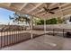 Covered patio with ceiling fan, providing shade and outdoor enjoyment at 1818 E Monterey Way, Phoenix, AZ 85016
