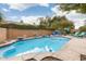 Inviting swimming pool with surrounding patio and lounge chairs at 3291 E Cherrywood Pl, Chandler, AZ 85249