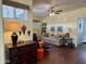 Cozy living room features hardwood floors and comfortable seating at 7750 E Broadway Rd # 776, Mesa, AZ 85208